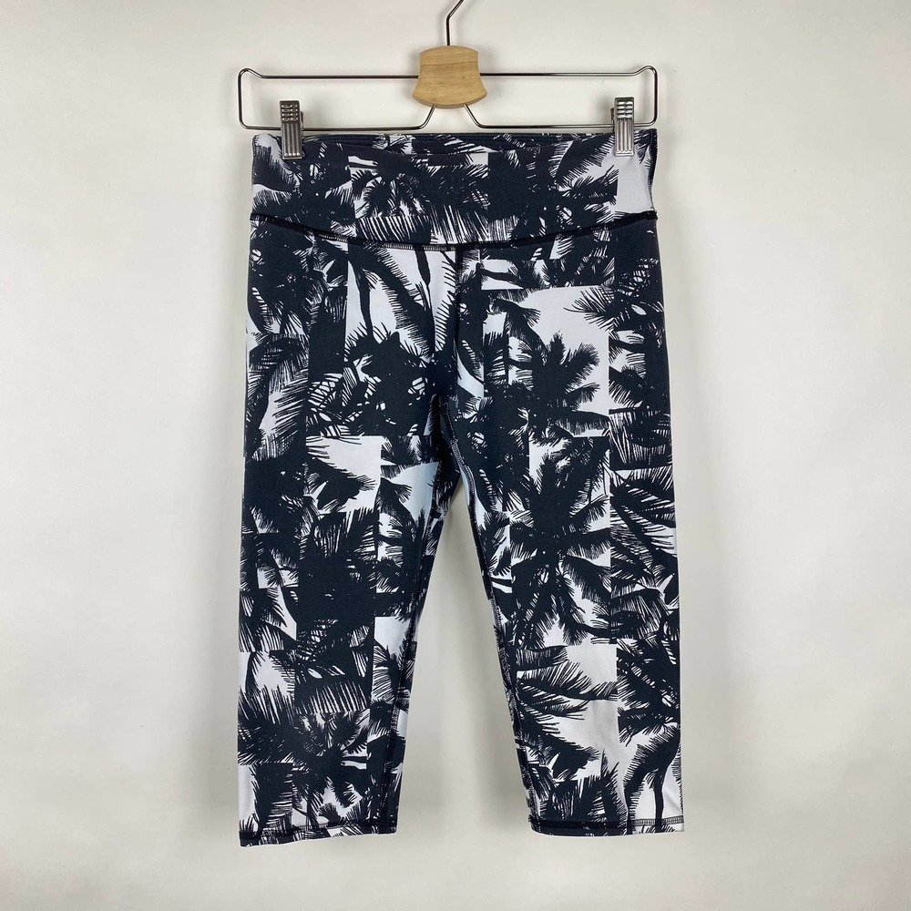 Fabletics Salar Crop Workout Palm Tree Leggings - image 3